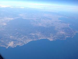 Flying above Marseille